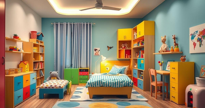 Móveis Planejados Quarto Infantil Funcionais