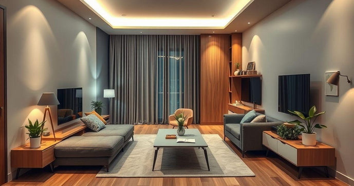  Ideias Criativas para Decoração de Apartamentos Pequenos que Transformam Espaços
