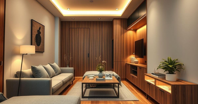  Móveis Planejados para Apartamentos Pequenos Transformam Espaços e Otimizam Conforto