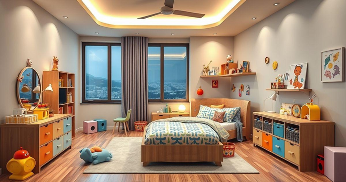  Móveis planejados para quarto infantil que transformam o espaço em um sonho de conforto e funcionalidade